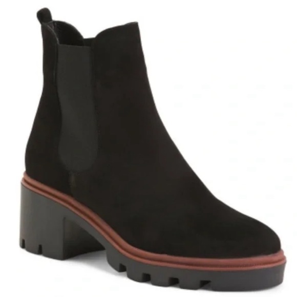 Antonio De Faria Women’s Chelsea Suede Boots Size 9 - Picture 1 of 10